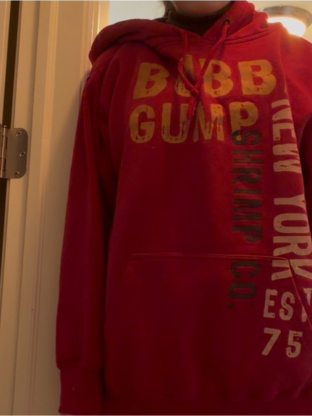 Authentic bubba  Gump shrimp hoodie large